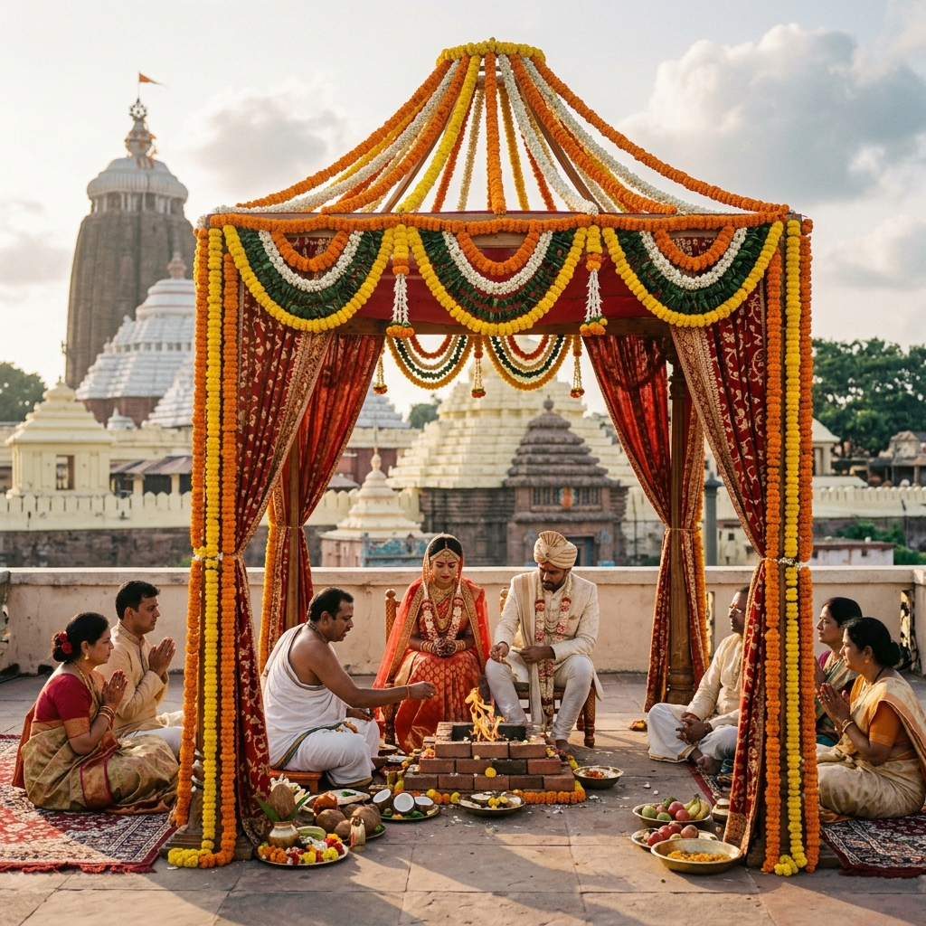 Family arriving for a sacred destination wedding