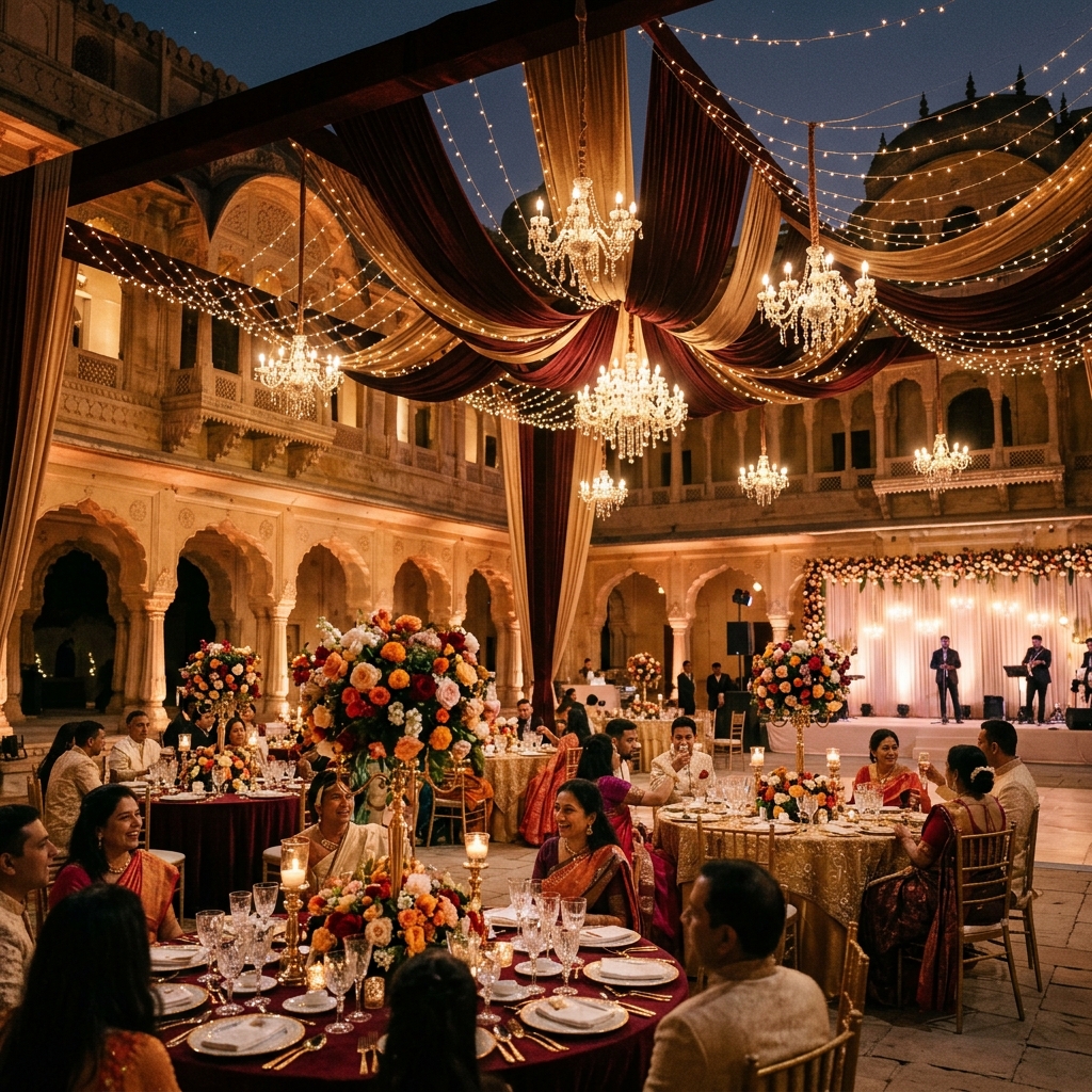 Milestone birthday dinner setting
